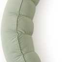Peallow(Pat. Pend)  Long Round Body Pillow for Adults, Bolster Pillow for Sleeping, Soft and Supportive Pillow for Sleeping & Lumbar Support (Celadon Green, 29.5")
