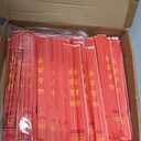 Tioncy 50 Sets 16 oz Chinese Take out Boxes with Chopsticks Paper Food Containers include 50 Pack Take out Boxes 50 Pairs Bamboo Chinese Chopsticks for Asian Party Decorations Wedding Restaurant