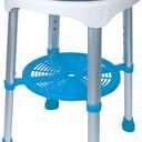 Carex Easy Swivel Bath Stool and Bathtub Stool - Shower Stool, Adjustable Rotating Bath Seat and Shower Chair for Elderly with Storage Tray, Shower Stools For Seniors