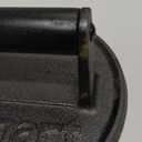 Cuisinart 6.5" Cast Iron Smashed Burger Press, Round Flat Edge Grill Press for Crispy Smash Burgers, Burger Tool for Grill and Griddle Accessories, for BBQs and Tailgates