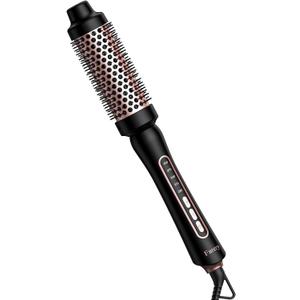 Thermal Brush Creates 90's Voluminous Style, Non-Blowing Heated Round Brush, 1 1/2 Inch Hot Curling Brush with Adjustable Temp, Easier & Faster & Smoother, Dual Voltage for Travel