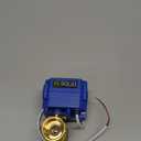 U.S. Solid Motorized Ball Valve- 3/4" Brass Ball Valve with Standard Port, 9-24V AC/DC and 2 Wire Auto Return Setup