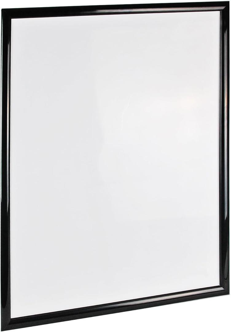 Azar Displays 300344-BLK Wall Mount Plastic Snap Poster Frame 24" x 36" Portrait/Landscape Sign Holder Frame (Black)