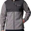 Columbia mens Ascender Softshell Jacket (Large, City Grey/Shark)