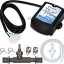 Spa Ozone Generator Kit with Venturi Injector, Ozone Generator for Hot Tub, Cold Plunge, 50mg/h Portable Ozone Generator Water, Universal: 110V / 240V (AMP-4 Plug)