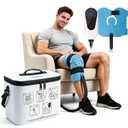 Comfpack Ice Machine for Knee After Surgery, 15QT Cold Therapy Machine with Programmable Timer and Quiet Pump, FSA Eligible HSA, Cold Water Circulation System for Knee Replacement, Rotator Cuff, Shoulder & Hip Surgery Recovery