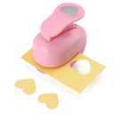 1 Inch Heart Punch, Heart Shaped Hole Punch for Weddings, Scrapbooking, Card Making, Junk Journaling and Homemade Confetti