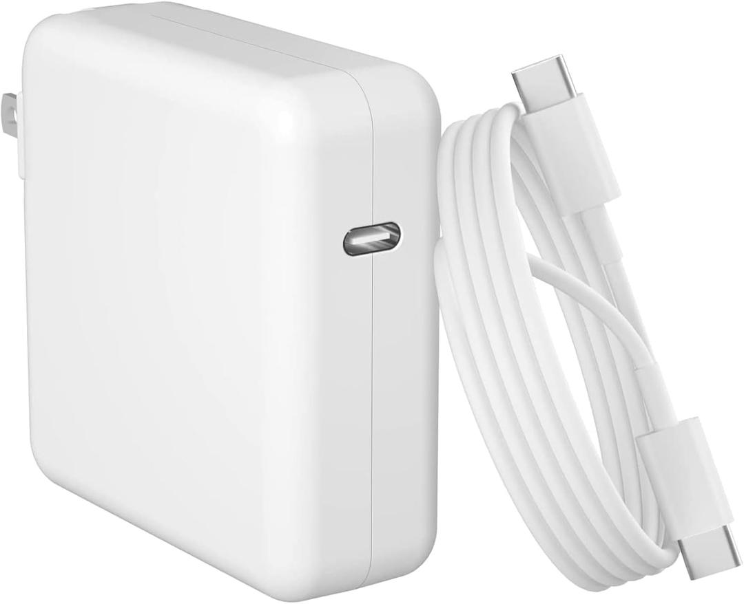 MacBook Pro Charger - 96W USB-C Charger Fast Charger for USB-C Port MacBook Pro & MacBook Air, iPad Pro, Samsung Galaxy and All Type-C Devices, 6.6 ft 