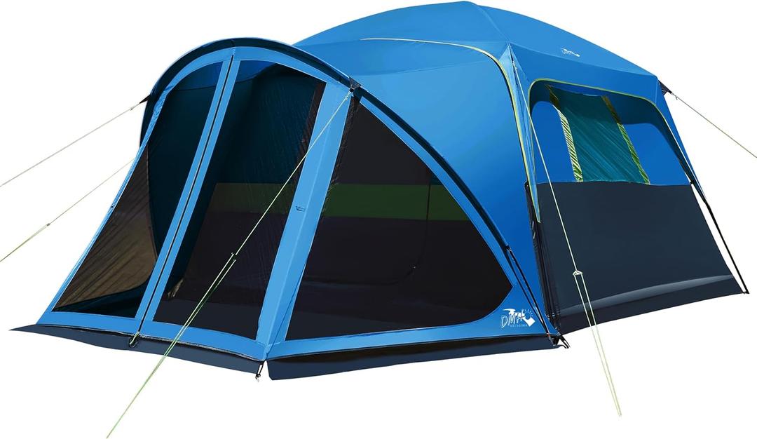 DMH OUTDOORS 8 Person Tents for Camping Cabin Tent with Screen Porch