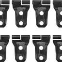UOIENRT 8Pcs Black Door Hinge Cover Replacement for Jeep Wrangler 2018-2023 JL JLU & 2020-2023 Gladiator JT