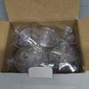 Pawfly 50 Pack Suction Cups, Small Rubber Suction Cups for Home Kitchen Bathroom Organization Christmas Decoration Window (1.8 Inch)