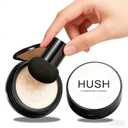Hush Foundation for Mature Skin  Mushroom Head Air Cushion CC Cream BB Foundation, Warm Natural Shade for Light to Medium Complexions, Long-Lasting Full Coverage Makeup Concealer