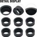 6 Pcs 926-028 Fuel Injector Sleeves Cups Seals Replacement for Ford Explorer Mustang Ranger, F77Z-9G512-AA 1F82-13-250 Adapter Kit Replacement for Mercury Mountaineer V6 4.0L Engine