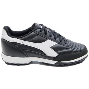 Diadora Calcetto Youth Turf Soccer Shoes - Soft Leather, EVA Midsole, Rubber Outsole, Unisex SIZE:4,5
