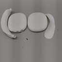 Silicone Case Cover for AirPods Max Headphones, Ear Pad Case/Ear Cups/Headband Cover Accessories for Apple AirPods Max (USB-C/Lightning)(2024/2020), Foggy White