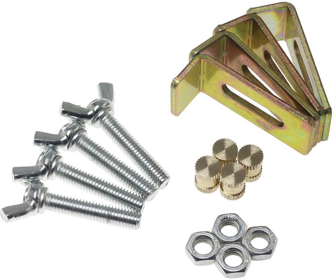 TAODAN 4Set Undermount Sink Clips Sink Brackets Washbasin Fittings for Kitchen Bathroom