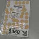 54 PCS in 1 Sheet Self-Adhesive Screw Hole Stickers PVC Covers Caps Plastic Screw Free Sticker Waterproof Dustproof Wood Textured Cover 21mm/0.82" Dia for Wooden Furniture Oak