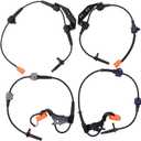 MOTOKU Front Rear ABS Wheel Speed Sensors Set for Honda CR-V 2.4L 2002-2006 Left Driver and Right Passenger Side