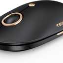 TECKNET Wireless Mouse, 2.4G Computer Mouse for Laptop, 4800 DPI Silent Mouse with USB Receiver, Slim Portable Travel Mouse Compatible with MacOS Windows Android PC Chromebook, 18 Months Battery Life