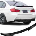 Rear Spoiler Wings for BMW F30 3 Series Sedan 2012-2018 & F80 M3 Sedan 2014-2019, M4 Style Trunk Spoiler Wing Trunk Tail Rear Trunk Lid Glossy Black Style Performance