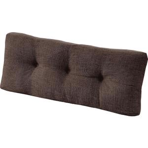 downluxe Indoor Bench Cushion for Indoor Furniture, Non-Slip Tufted Overstuffed Textured Foam Bench Seat Cushion, 48" X 16" X 4", Brown, 1 Pack