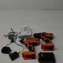 Black & Decker 20V MAX Drill/Driver Impact Combo Kit with BLACK+DECKER WM425-A Portable Project Center and Vise