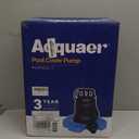Acquaer 1/4 HP Automatic Swimming Pool Cover Pump, 2250 GPH Submersible Sump Pump with 3/4 Check Valve Adapter & 25ft Power Cord, Water Removal for Pool, Hot Tubs, Rooftops, Water Beds and more