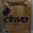 Drive Medical Deluxe Lightweight Aluminum Transport Wheelchair, Blue, 17"