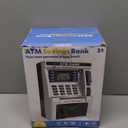 BAODLON Piggy Bank for Kids, ATM Machine Bank for Real Money with Debit Card, Bill Feeder, Coin Recognition, Balance Calculator, Electronic Savings Safe Box, Cool Stuff Toys Gifts for Teen Boys Girls (Black)