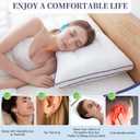 Ear Piercing Pillow for Side Sleepers - Relieves Ear Pain & Pressure, Supports Piercing & Surgery Recovery, Adjustable Cotton Fill with Ergonomic Ear Hollow, Washable Cover