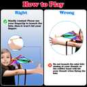 YongnKids Mini Kite for Kids Adults, Finger Launcher Kites for Kids Age 3-5 4-8 8-12, Kid Kite Easy to Fly on Yard Beach Outdoor Toys, Great for Birthday Party Favors Stocking Stuffers