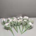 5 Pcs Simulation Rose Flowers Combination Bouquets for Home Party Office Wedding Meeting Table Decoration, High-end Lifelike Artificial Hydrangea Flowers Decor Pack[Rose-Lighte Purple]