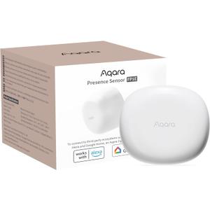 Aqara Zigbee Presence Sensor FP1E, mmWave Radar Wired Motion Sensor, AI Spatial Learning, Supports HomeKit, Alexa, Google Home, Matter Over Bridge, Requires Aqara Zigbee 3.0 Hub