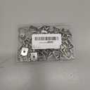 Shelf Support Pegs, 50 Pcs Shelf Pegs with Hole, 5mm (1/5 inch) Cabinet Shelf Bracket Pegs, L-Shaped Nickel Plated Shelf Pins Holders for Bookcase Kitchen Closet Shelf Shelves Furniture Cabinet