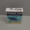 Cruise Fan Cabin Approved - Magnetic Hook Included To Hang On Walls - Portable USB Rechargeable & Plug-In, Timer Function & 5-Speed Adjustable, White Noise, Long Battery Life, Perfect for 2025 Cruises