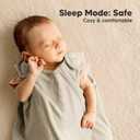2-Pack Organic Baby Sleep Sacks, 100% Cotton - Soft & Breathable 0.5TOG Baby Wearable Blanket, Toddler Sleeping Sack 18-24 Months, Easy to Wear Transitional Swaddles for Newborns, Infants (Nordic, L)