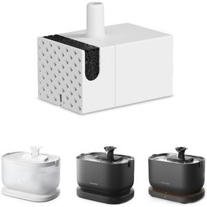 PETLIBRO Offical Cat Water Fountain Pump, Easy Replacement for Cat Fountain PLWF115/PLWF105/PLWF005, Wireless Cat Fountain Pump for Pet Water Fountain, Super Quiet Pump for Dog Dispenser (White)