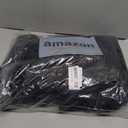 DWCN 10x7 FT Black Backdrop Curtains for Parties, Photography Backdrop Drapes with Rod Pockets for Wedding Decorations Stage Birthday Family Gatherings, 2 Panels 5ft x 7ft