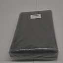 Blackout Linen Textured Curtains, 84 Inches Long, Set of 2 Panels Grommet Top for Living Room,W 52xL 84 Inch, Dark Grey