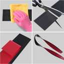 Raycity Rubber Baseboard Trim - 4 Inch x 20 Feet Vinyl Base Cove molding, Peel and Stick Baseboard Self Adhesive Wall Base Molding Trim Floor Baseboard molding Corner Rubber Moulding Trim (Black)