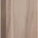 2 1/2"W x 6 1/2"H x 1 1/8"P Americraft Solid Hardwood Stain Grade Smooth Plinth Block with Beveled Edge, Walnut