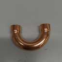 PATIKIL 3/4 Inch ID Copper Pipe Fittings, 5 Pcs 180 Degree Return Bend Copper Pipe Sweat Welding Solder Connection for HVAC Air Conditioning Hydraulic