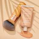 Tarte the Buffer Airbrush Finish Foundation Brush Blending Brush for Cream, Liquid or Powder Makeup, Buildable Coverage & Seamless Application for Flawless Finish, Vegan & Cruelty-Free, Full Size