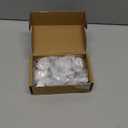 10 Pack Antique Brass Cabinet Knobs 1-1/5 Inch(30mm) Single Hole Cabinet Pulls Round Kitchen Cabinet Knobs