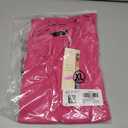 Dokotoo Women's Casual V Neck Ruffle Sleeve Summer Tank Tops Shirts (Pink, XL)