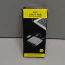 USB C to Dual HDMI Adapter - 4K@30Hz Dual Monitor HDMI Adapter with 100W PD Charging, USB3.0 5Gbps & Thunderbolt 3 Compatible for Laptop/Tablet