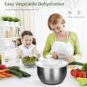 6L-Stainless Steel Salad Rotator, Vegetable Dishwasher, Lettuce Cleaner and Dryer, Kitchen Strainers.