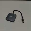 vilcome USB to HDMI Adapter, USB 3.0 to Dual HDMI Adapter with USB 3.0 Port, Audio Video Graphics Converter Cable for Laptop Monitor Desktop TV, Compatible with Mac OS, Windows, Grey