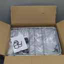 Honeydak 2in1 Baby Diaper Caddy Organizer Cart 3 Tier Large Capacity Metal Utility Bedside Rolling Cart with Divider Newborn Registry Nursery Essential Must Have Crib Bedroom Baby Shower(Gray)