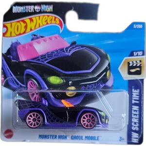 Hot Wheels Polestar TRX [Silver] Peak Pursuit 10/10, 248/250, New for 2025! 
Hot Wheels Monster High Ghoul Mobile, Die-Cast Car, HW Screen Time Collection, 1/10, Black and Purple